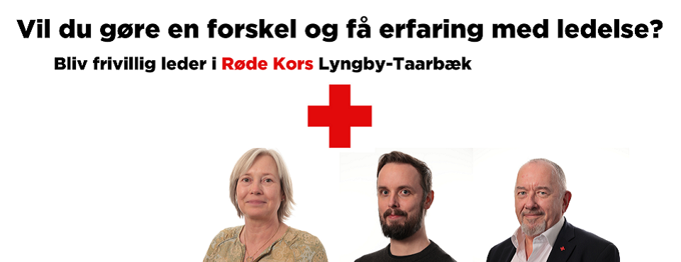 Bliv frivillig leder - Kors Lyngby-Taarbæk